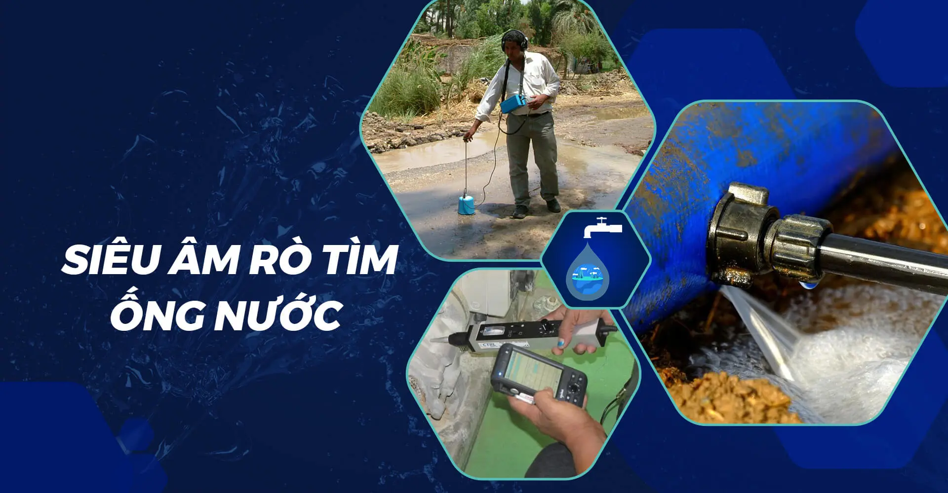 Siêu Âm Tìm Rò Rỉ Nước Thạch Hà