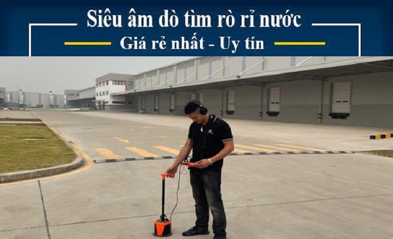 siêu âm dò tìm rò rỉ nước tại Nga Sơn Thanh Hóa