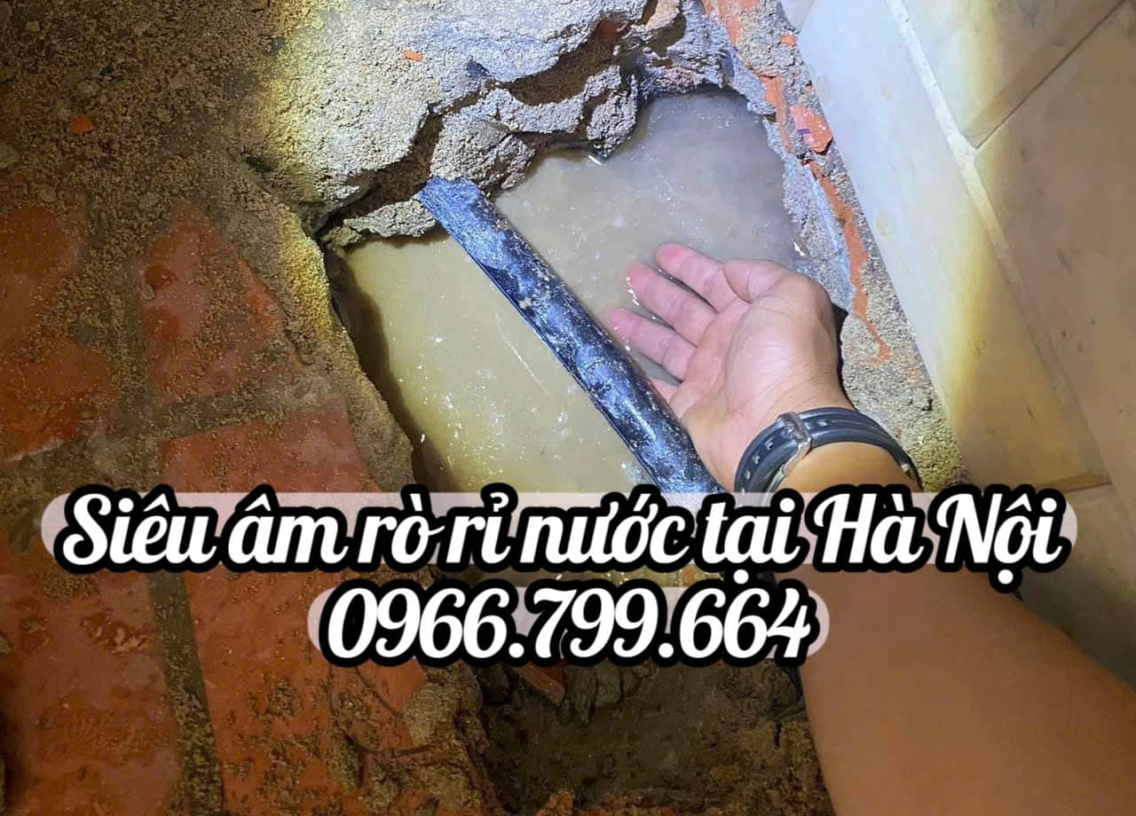 siêu âm rò rỉ nước tại Hà Nội