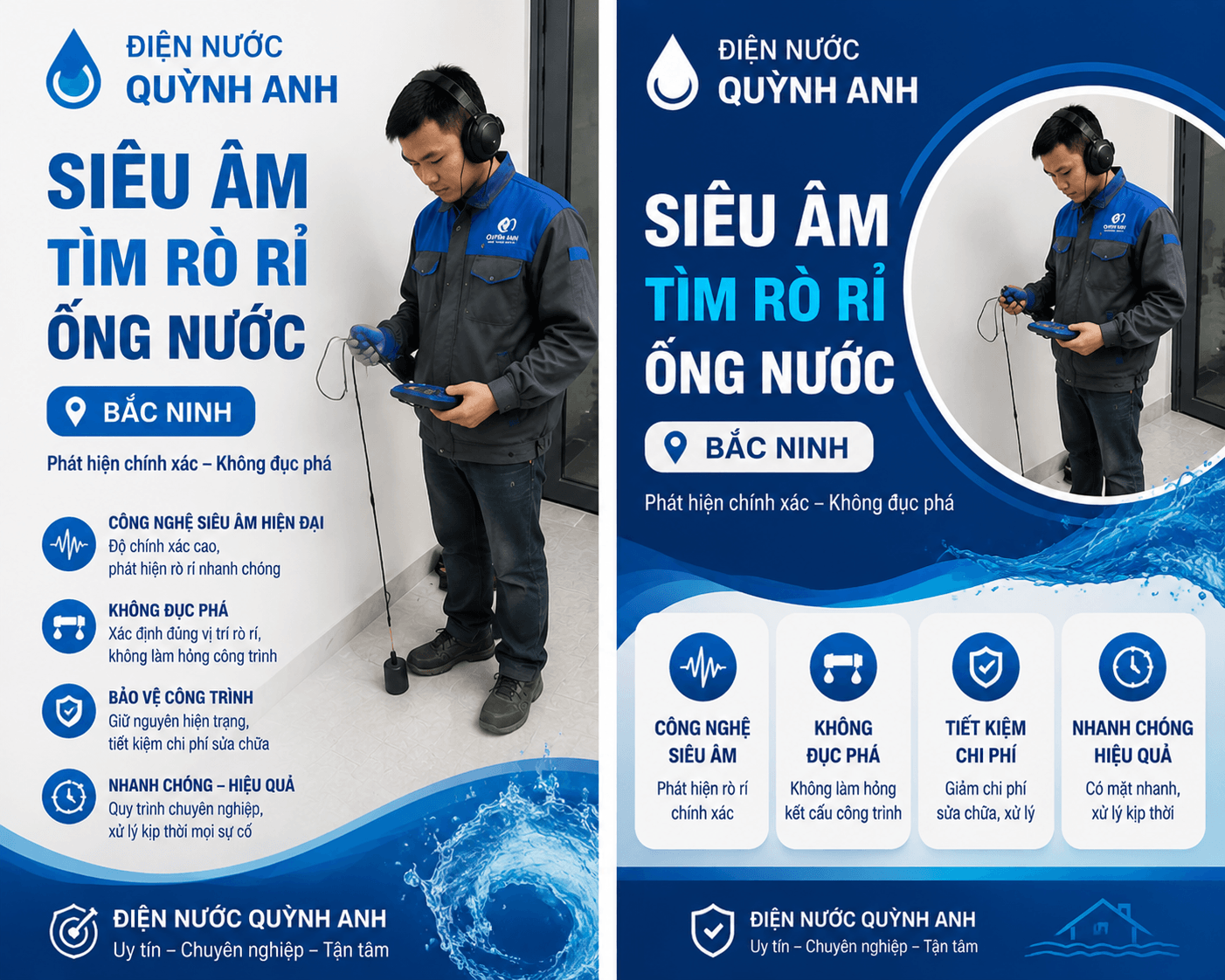 Siêu Âm Tìm Rò Rỉ Ống Nước Bắc Ninh