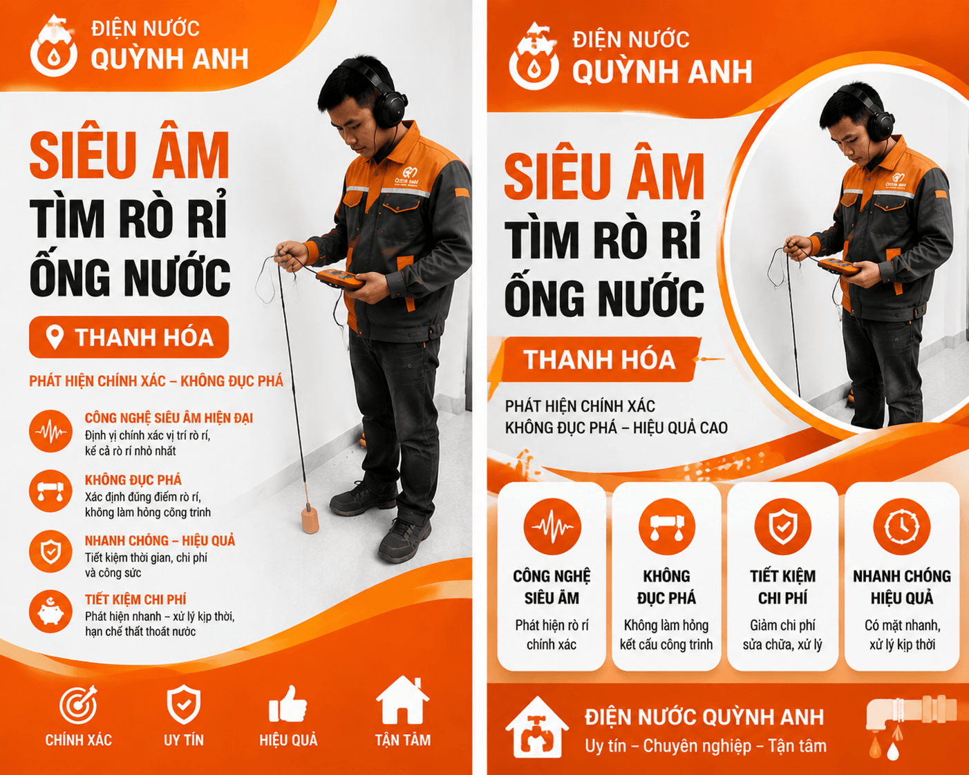 siêu âm ống nước rò rỉ Thanh Hóa