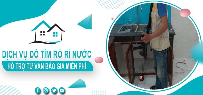 siêu âm dò tìm rò rỉ nước Tĩnh Gia