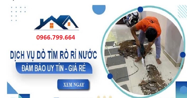 siêu âm dò tìm rò rỉ nước tại Nghi Lộc Nghệ An