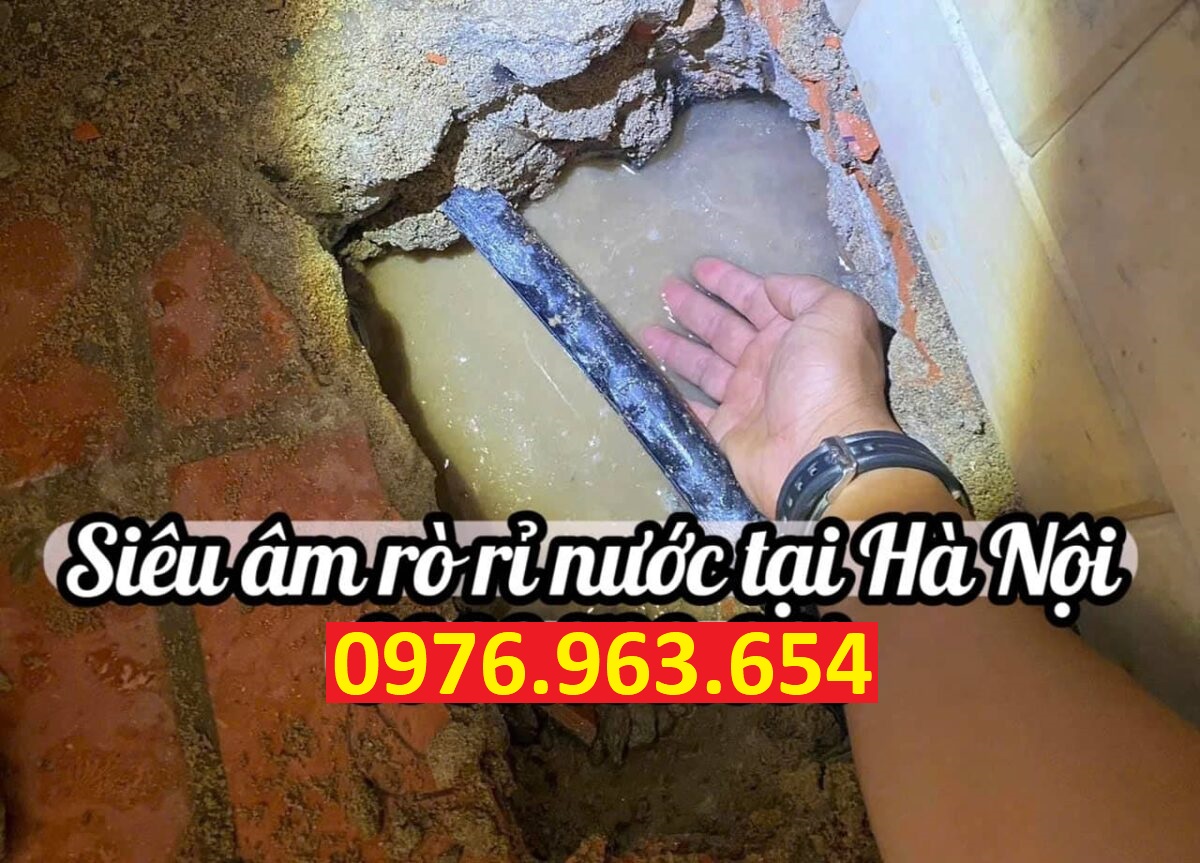 siêu âm tìm rò rỉ nước hà nội