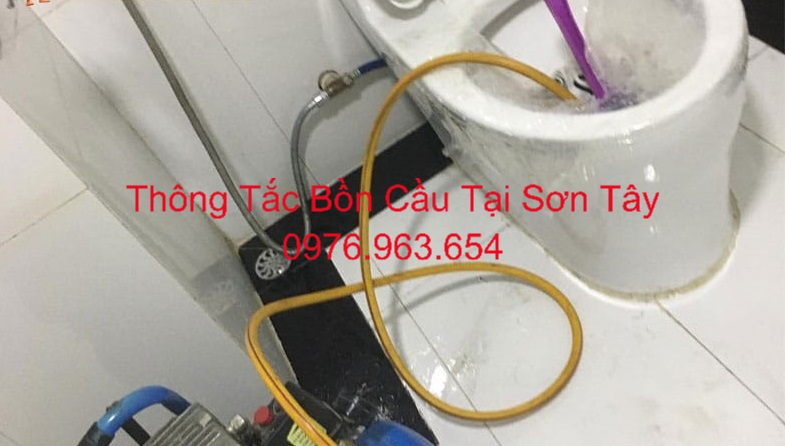 Thông Tắc Bồn Cầu Tại Sơn Tây giá rẻ