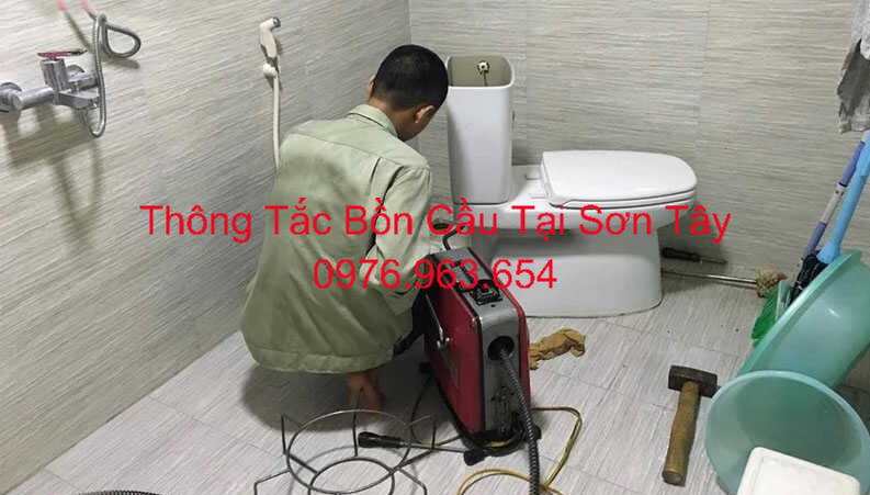 Thông Tắc Bồn Cầu Tại Sơn Tây