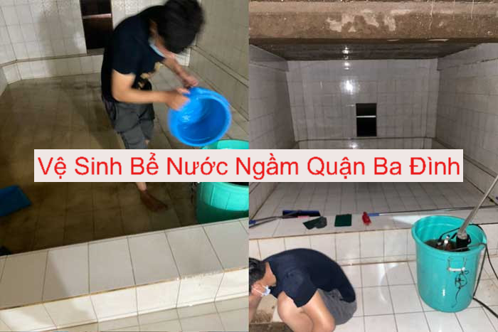 Vệ Sinh Bể Nước Ngầm Tại Ba Đình