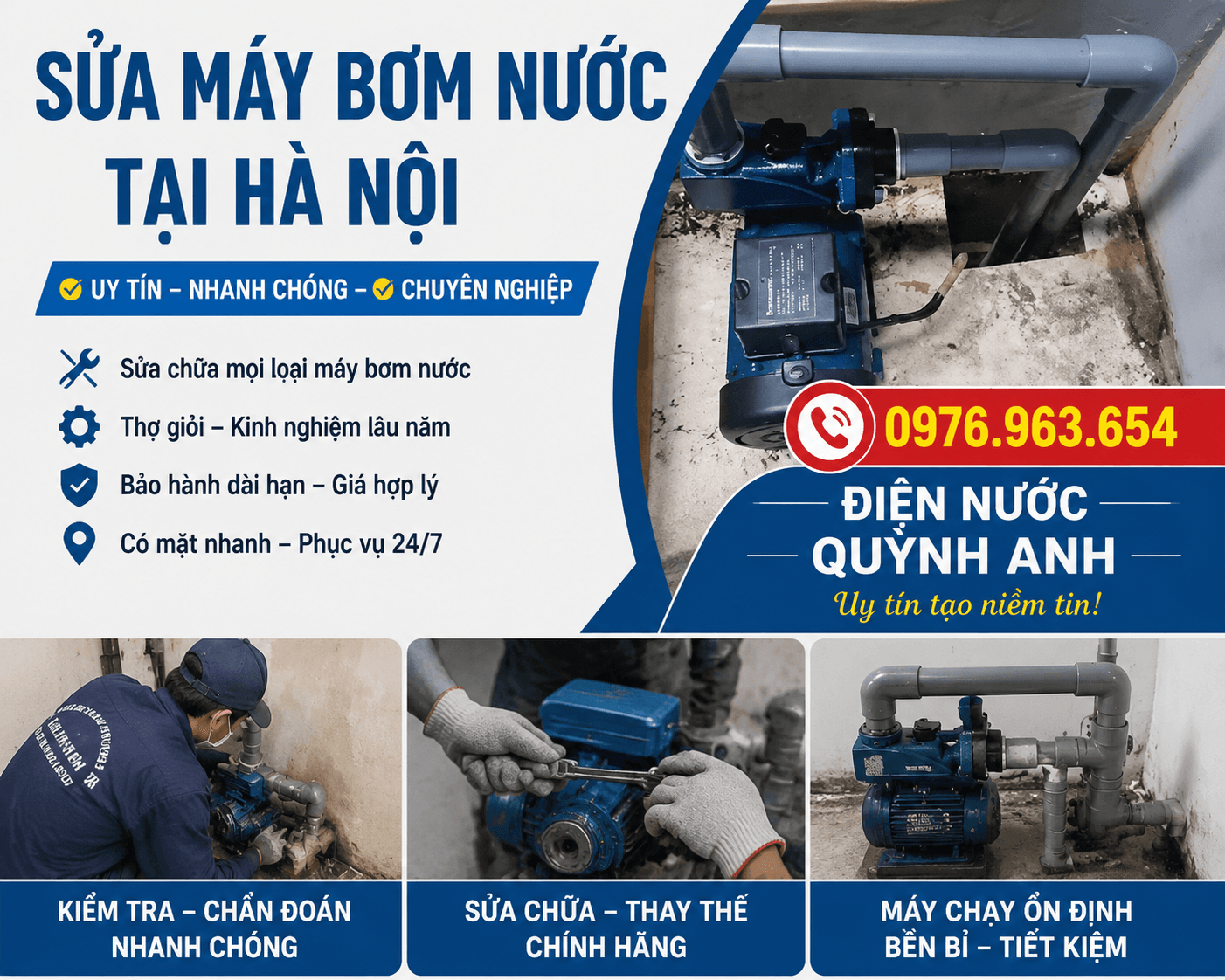 Sửa Chữa Máy Bơm Nước Chuyên Nghiệp
