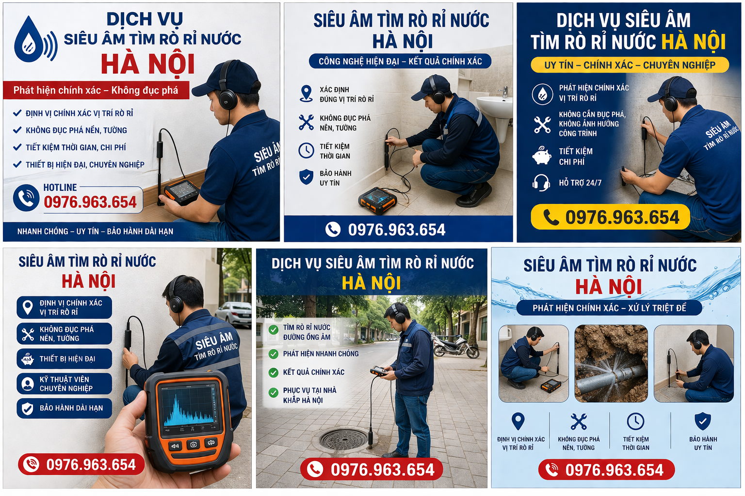 Thợ Siêu Âm Tìm Rò Rỉ Nước Tại Hà Nội