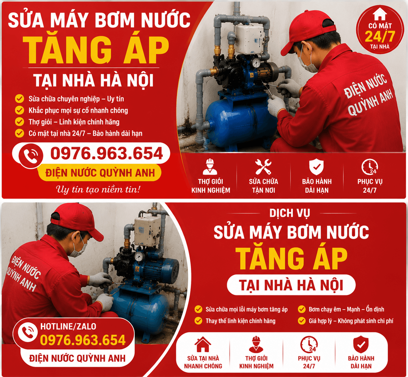 sửa máy bơm nước không chạy hà nội