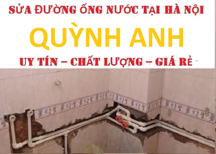 Sửa Ống Nước Tại Hà Nội Nhanh Gọn