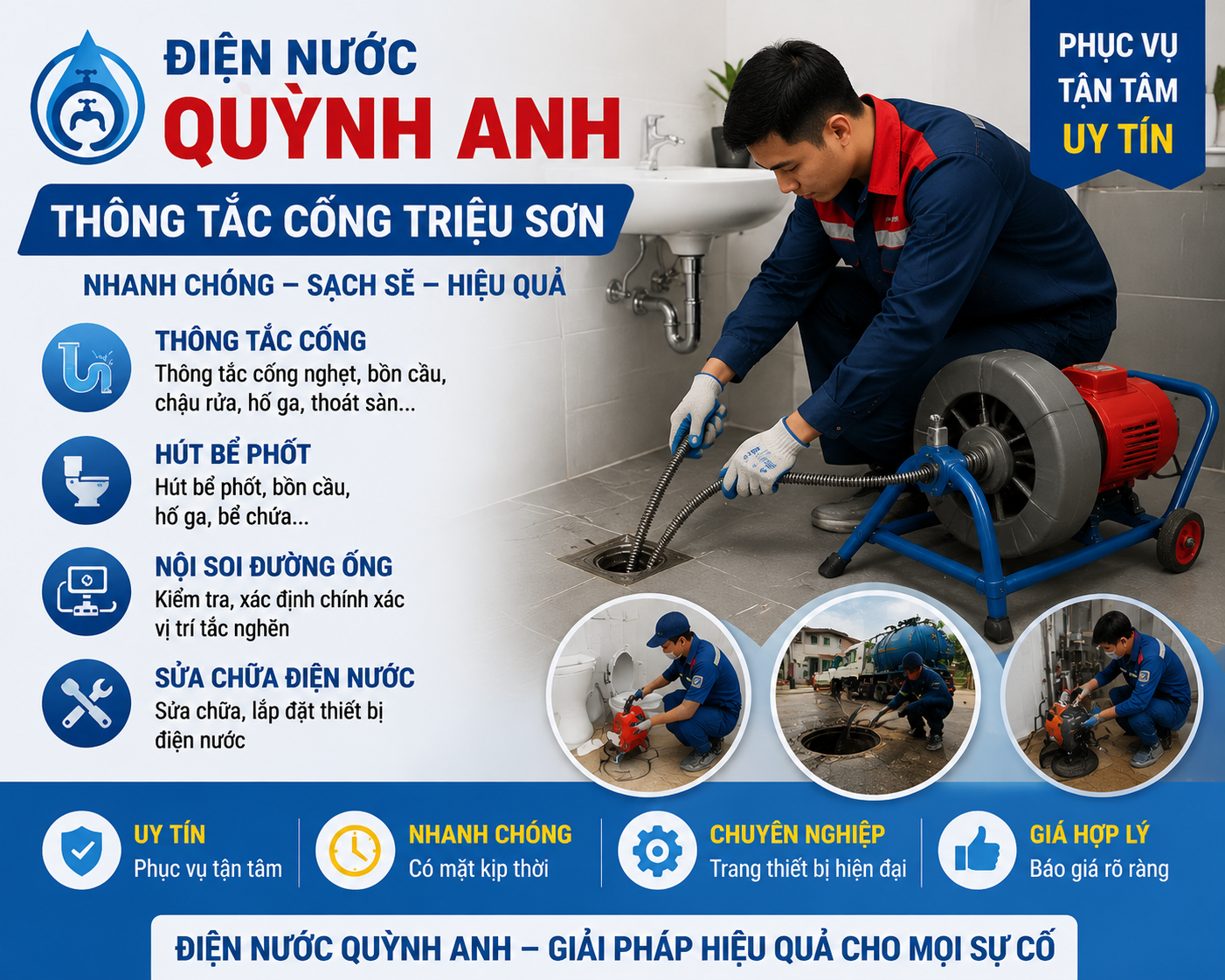 Thông Tắc Cống Huyện Triệu Sơn