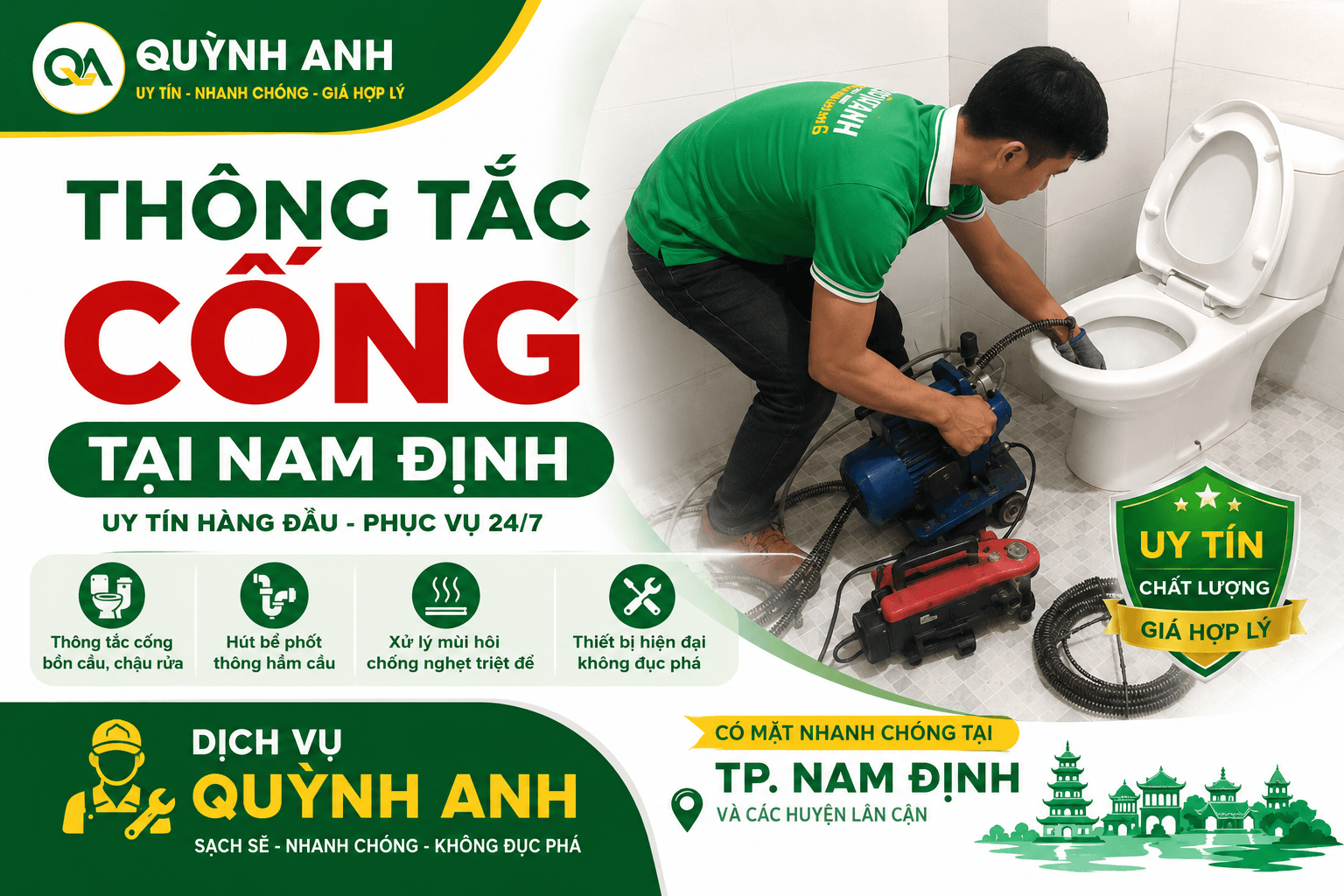 Thông Tắc Cống Nam Định