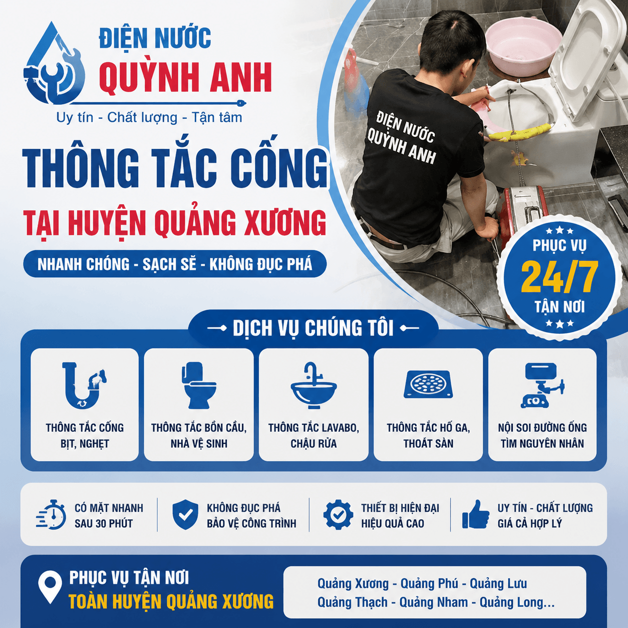 Thông Tắc Cống Quảng Xương