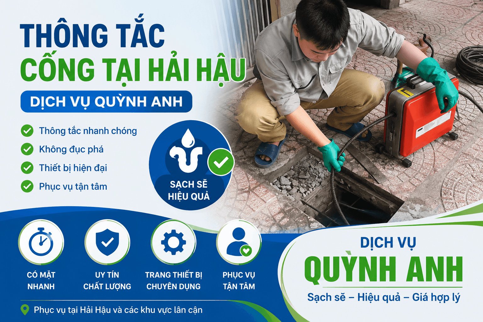 Thông Tắc Cống Tại Hải Hậu