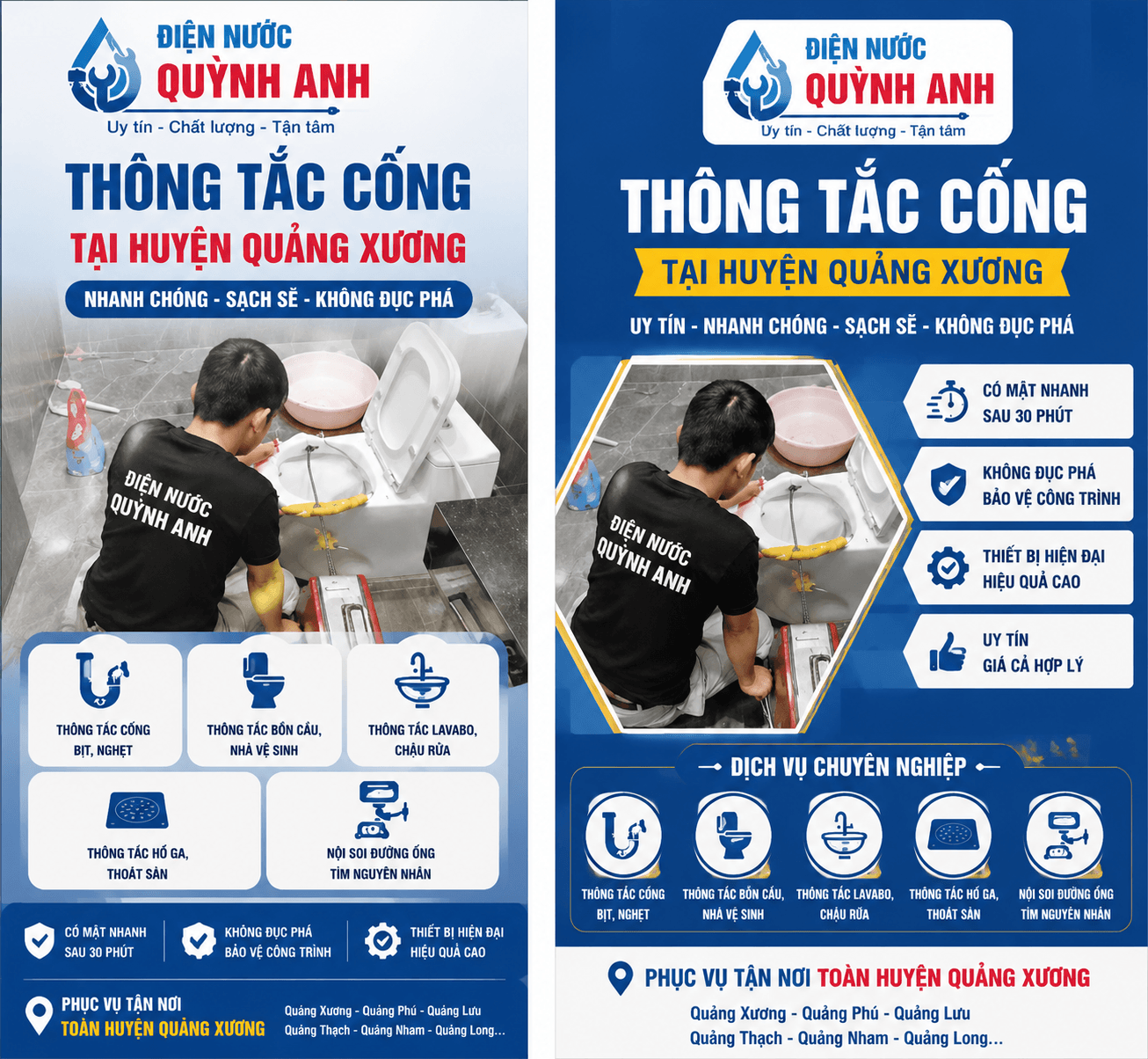 Thông Tắc Cống Tại Quảng Xương