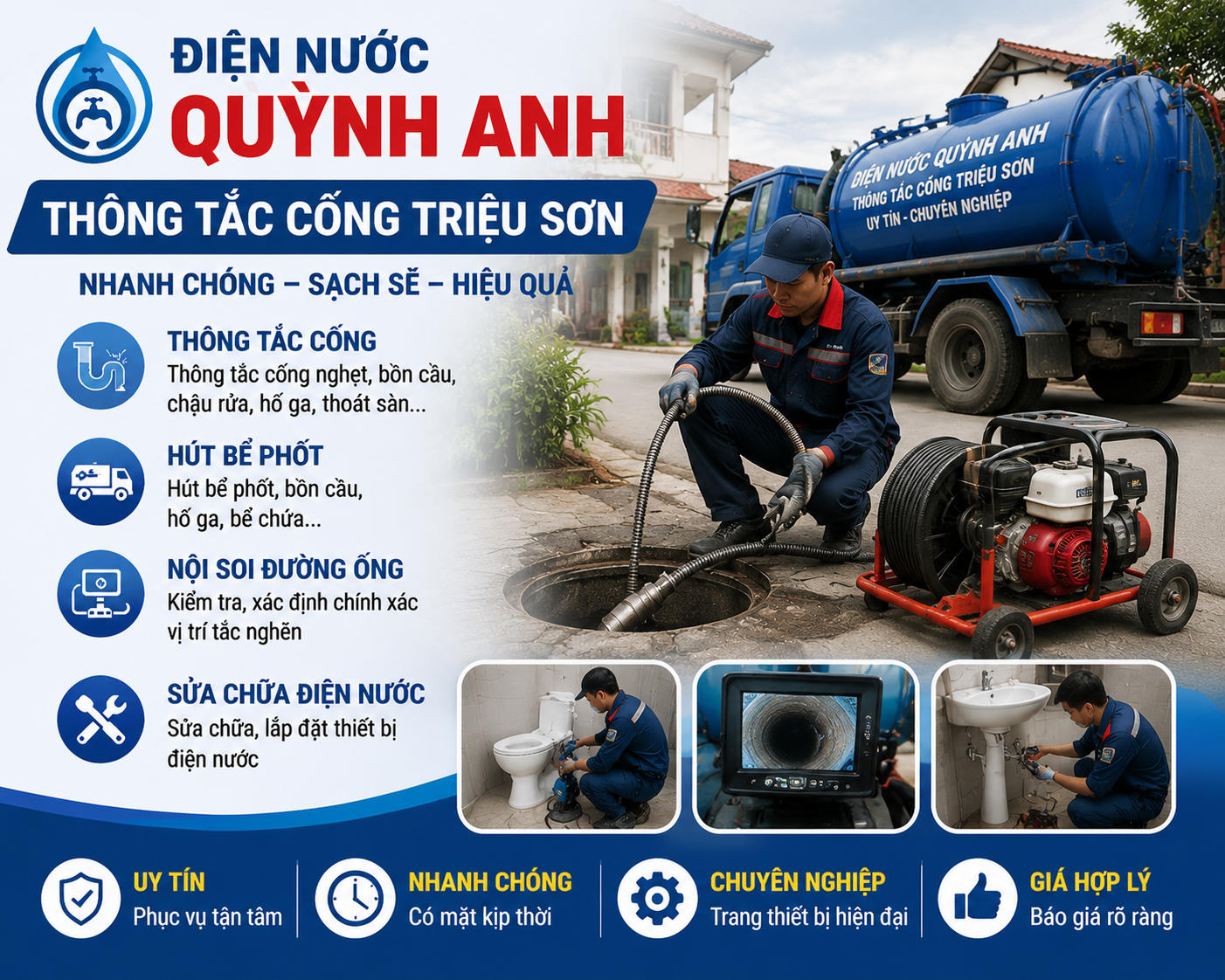 Thông Tắc Cống Triệu Sơn