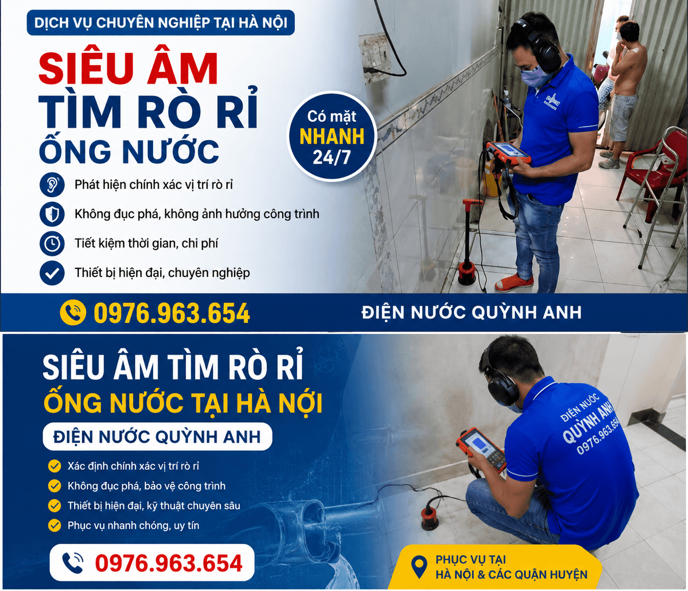 dò rỉ tìm ống nước