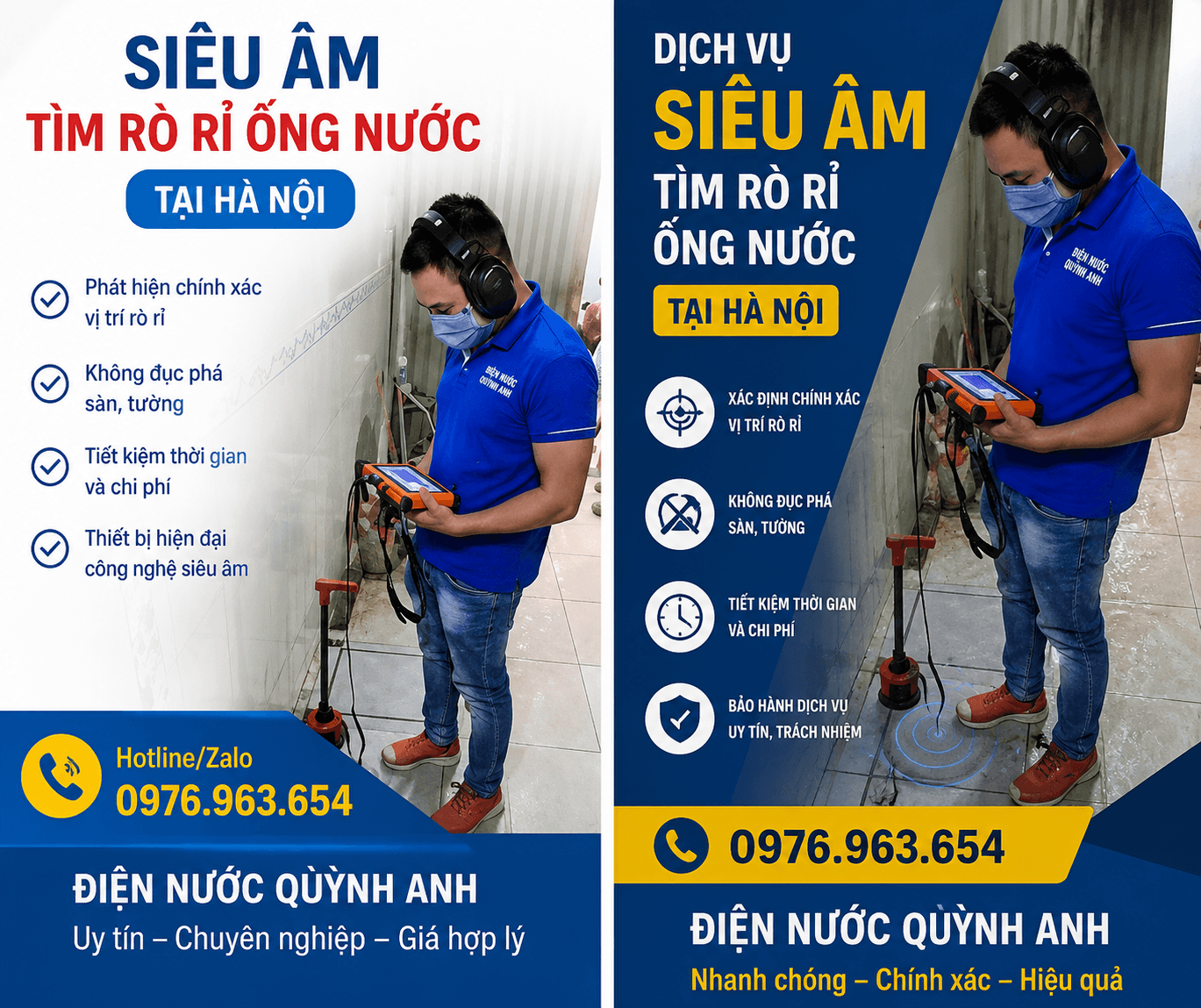 tìm ống nước vỡ