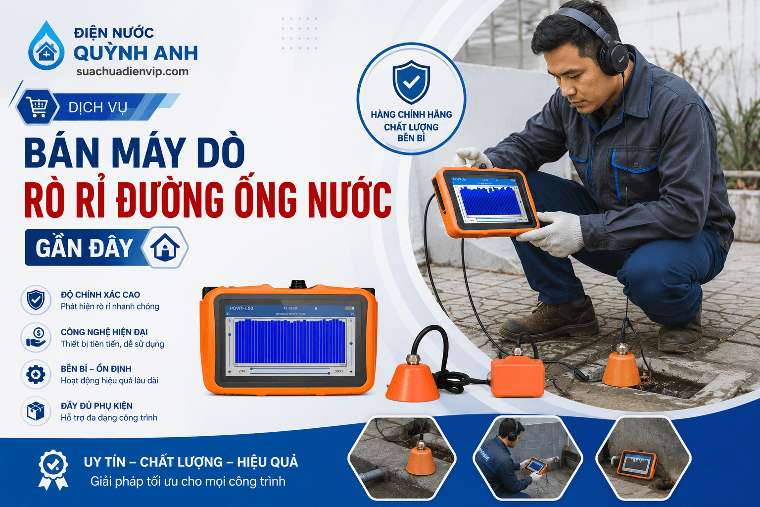 Bán Máy Dò Rò Rỉ Đường Ống Nước Gần Đây