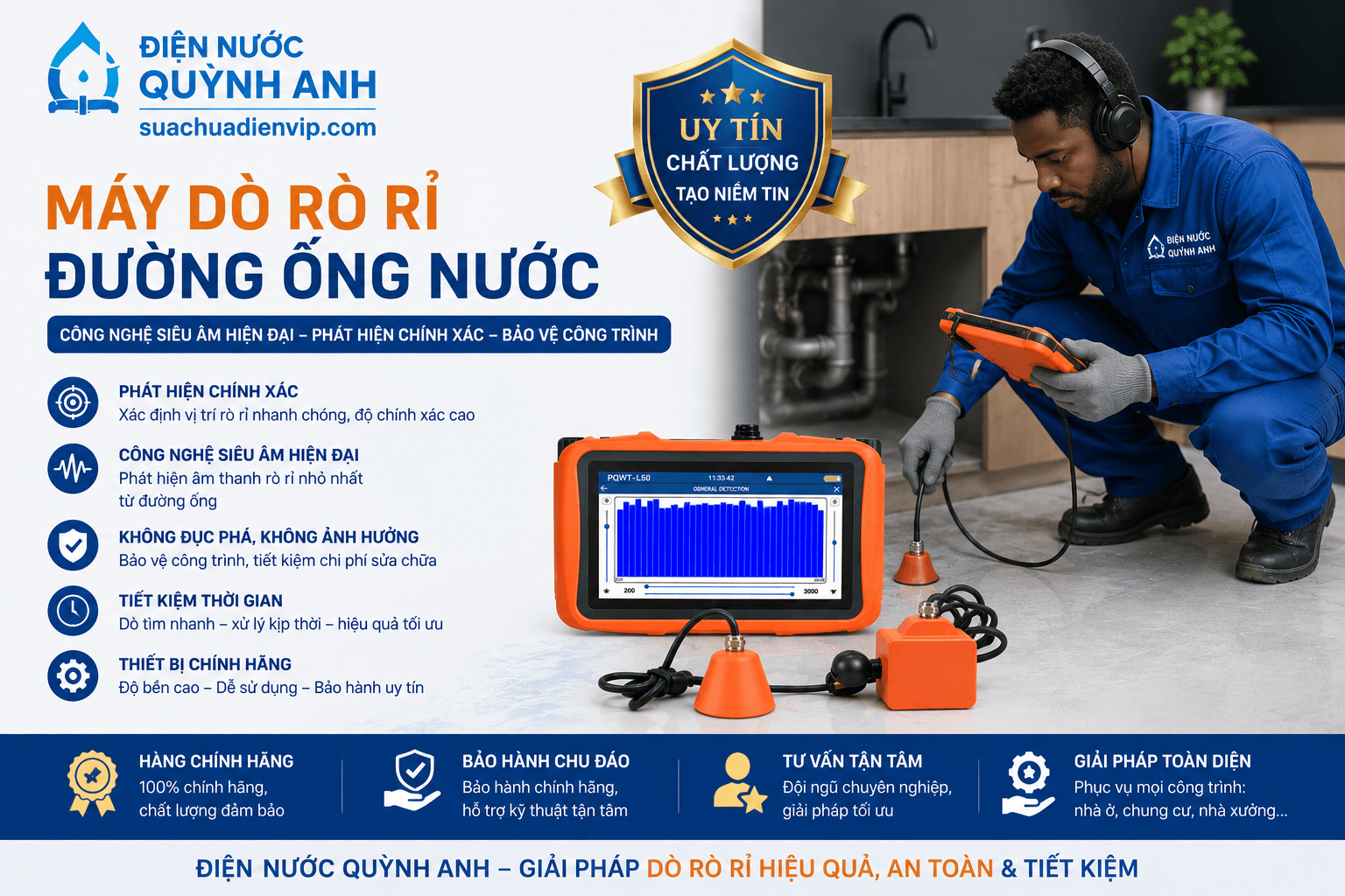 Máy Dò Rò Rỉ Đường Ống Nước
