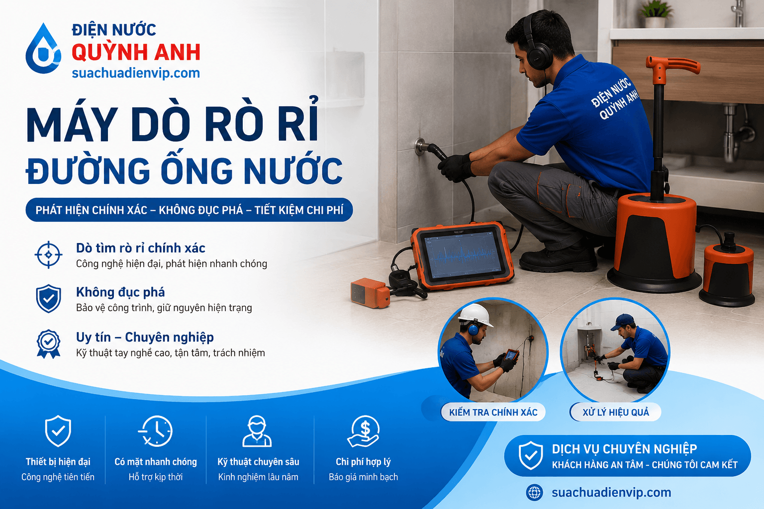 Máy Dò Rò Rỉ Ống Nước