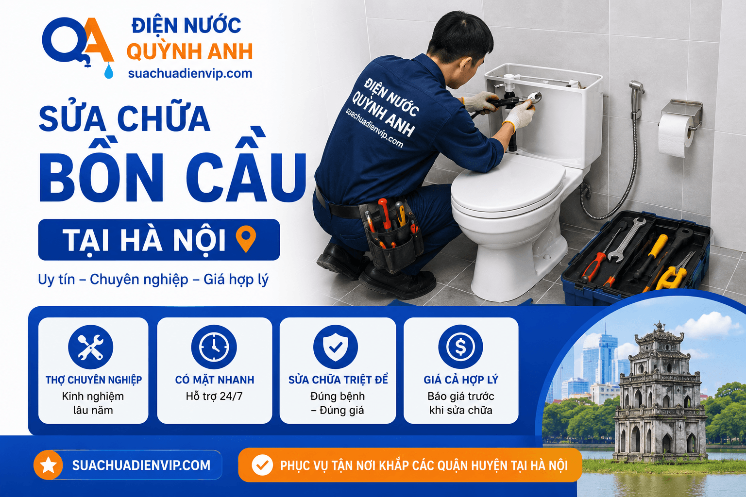 Sửa Bồn Cầu Hà Nội