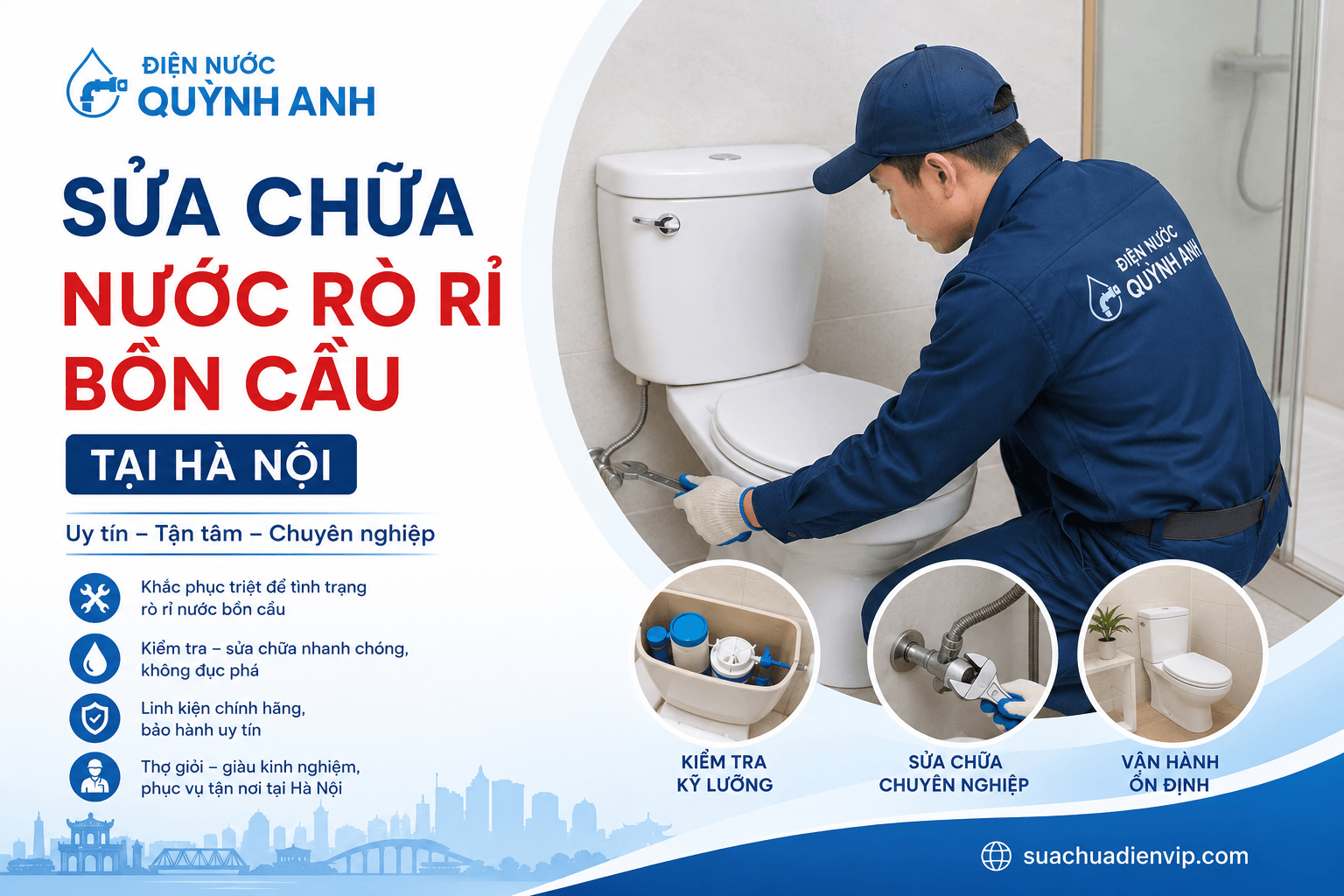 Sửa Chữa Nước Rò Rỉ Bồn Cầu Tại Hà Nội