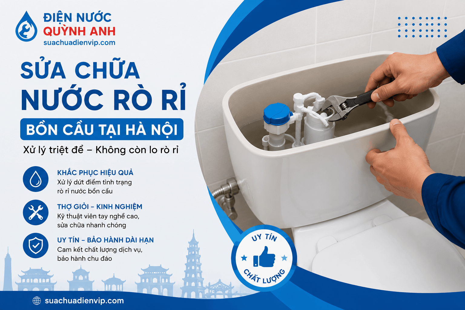 Sửa Chữa Nước Rò Rỉ Bồn Cầu