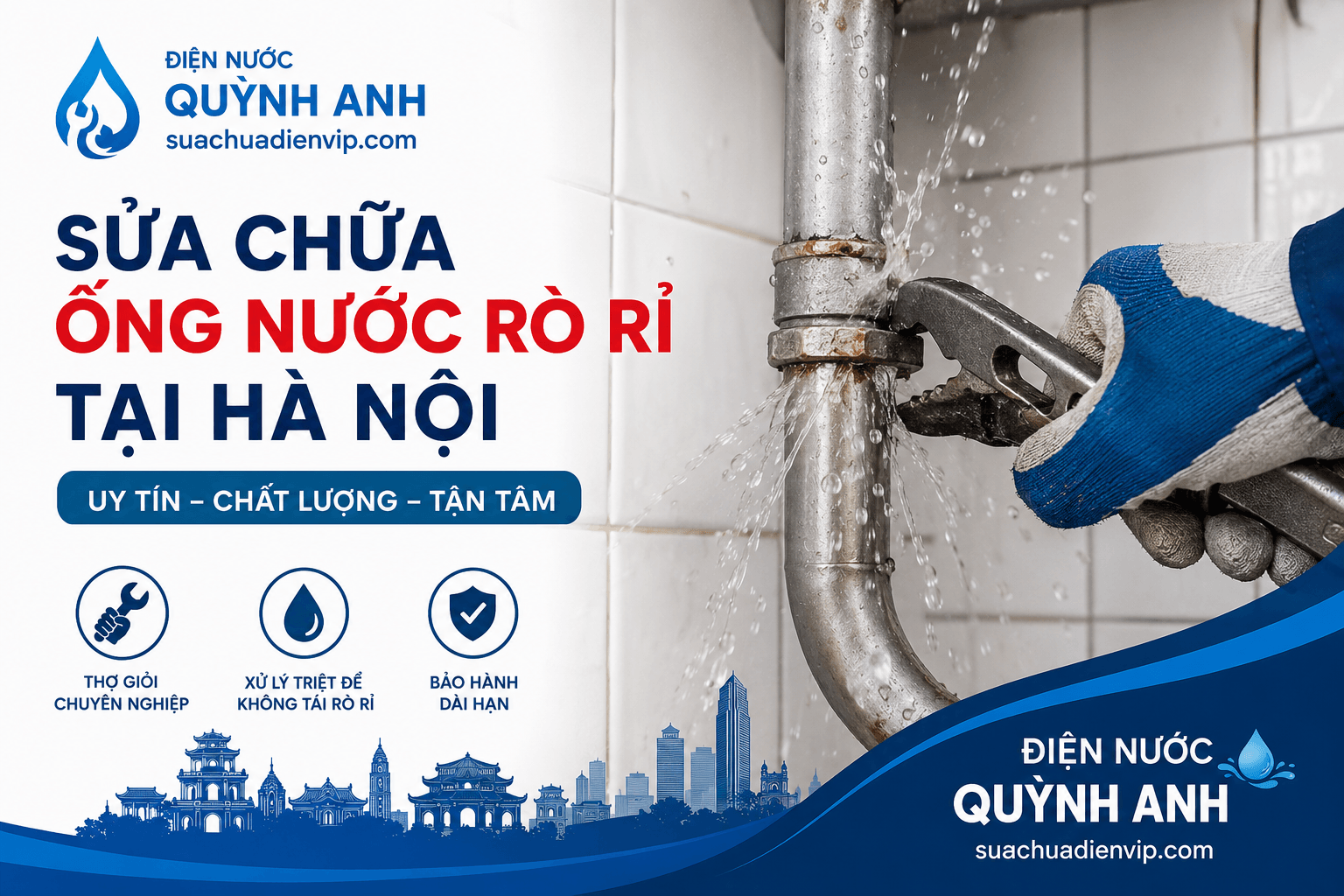 Sửa Chữa Ống Nước Rò Rỉ ở Hà Nội