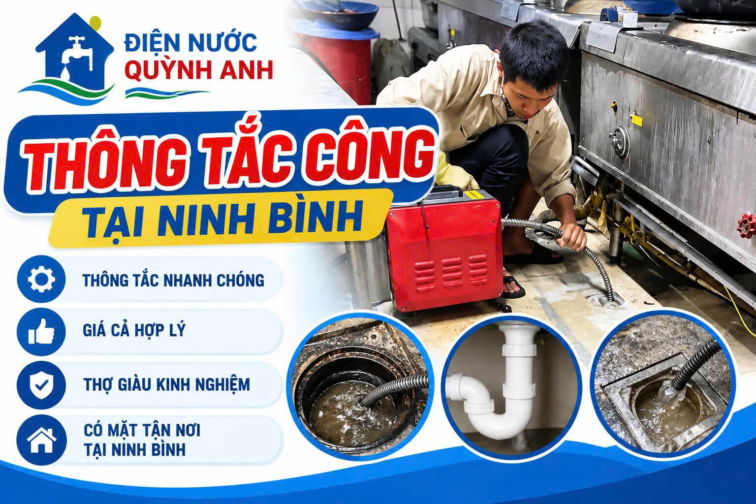 Thông Tắc Cống Tại Ninh Bình