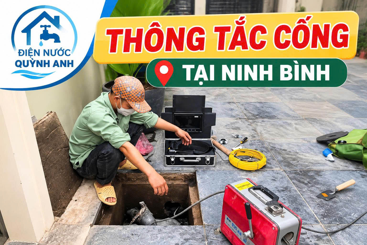 Thông Tắc Cống ở Tại Ninh Bình
