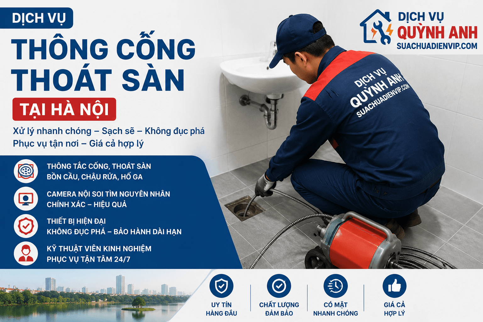 Thông Thoát Sàn Tại Hà Nội
