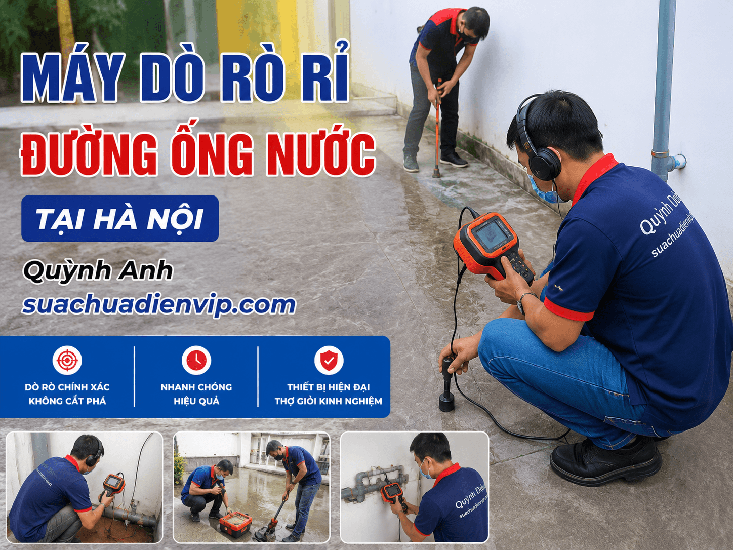 Máy Dò Rò Rỉ Đường Ống Nước Hà Nội
