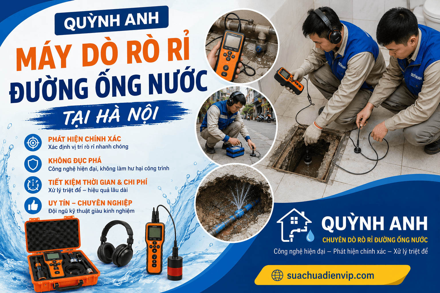 Máy Dò Rò Rỉ Đường Ống Nước
