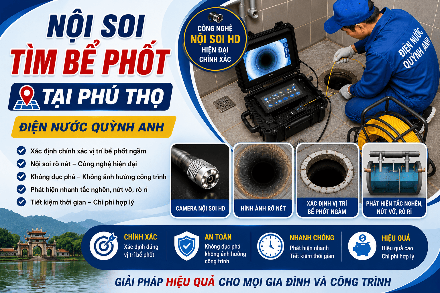 Nội Soi Tìm Bể Phốt Tại Phú Thọ