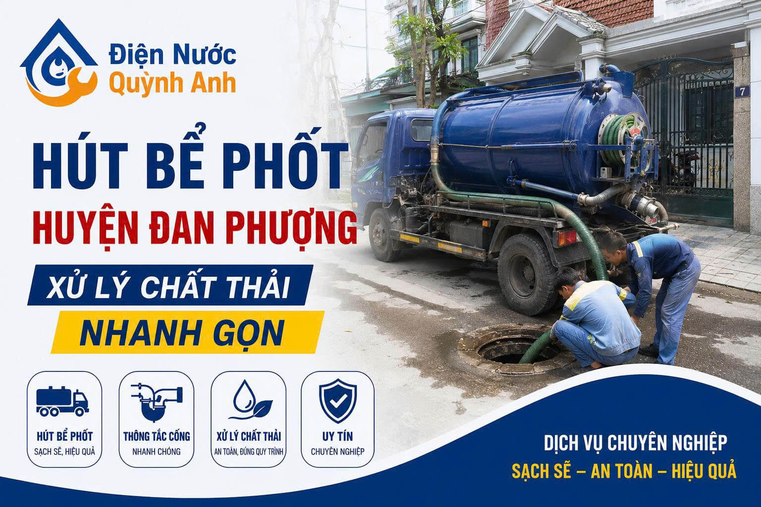 Hút Bể Phốt Đan Phượng
