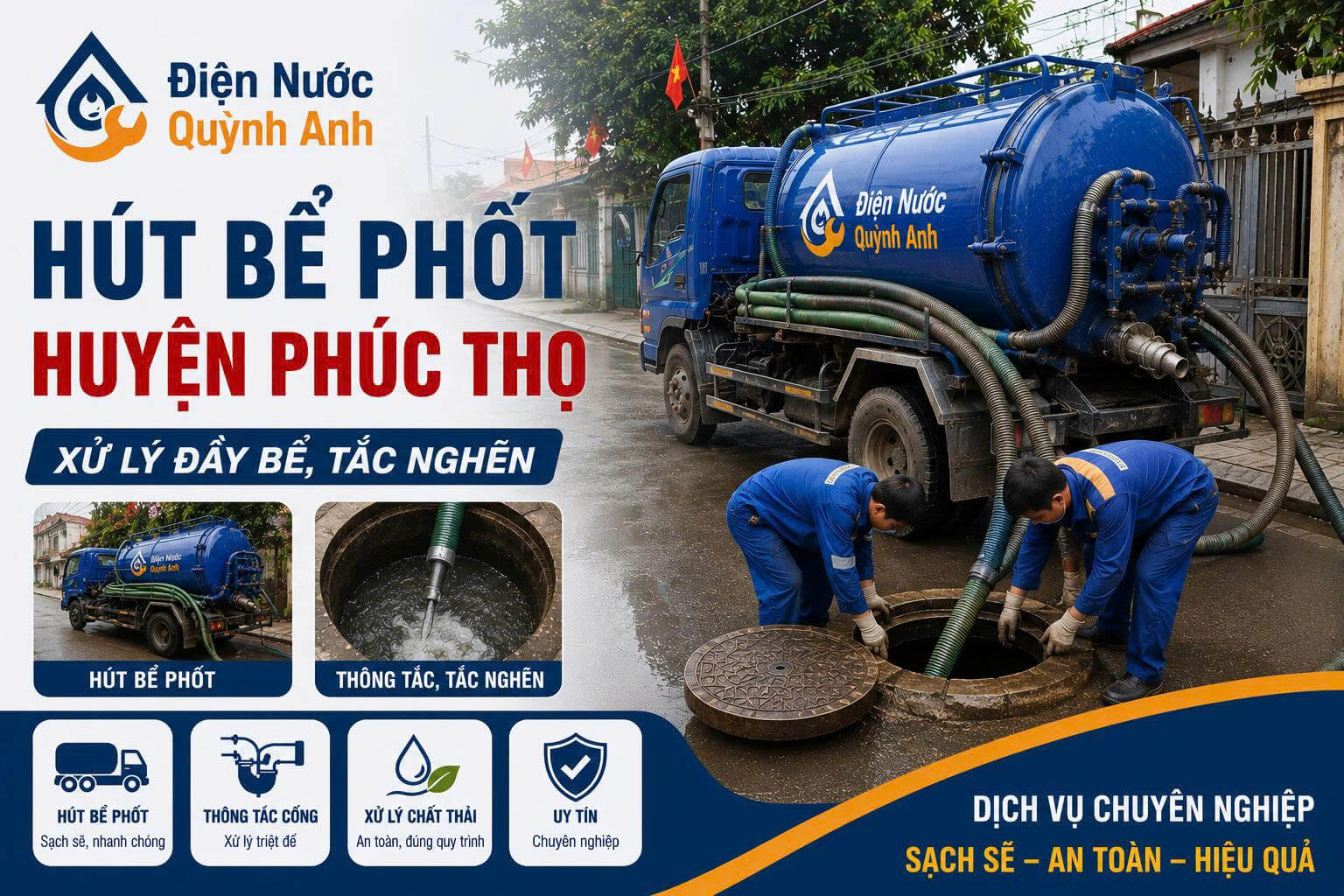 Hút Bể Phốt Phúc Thọ
