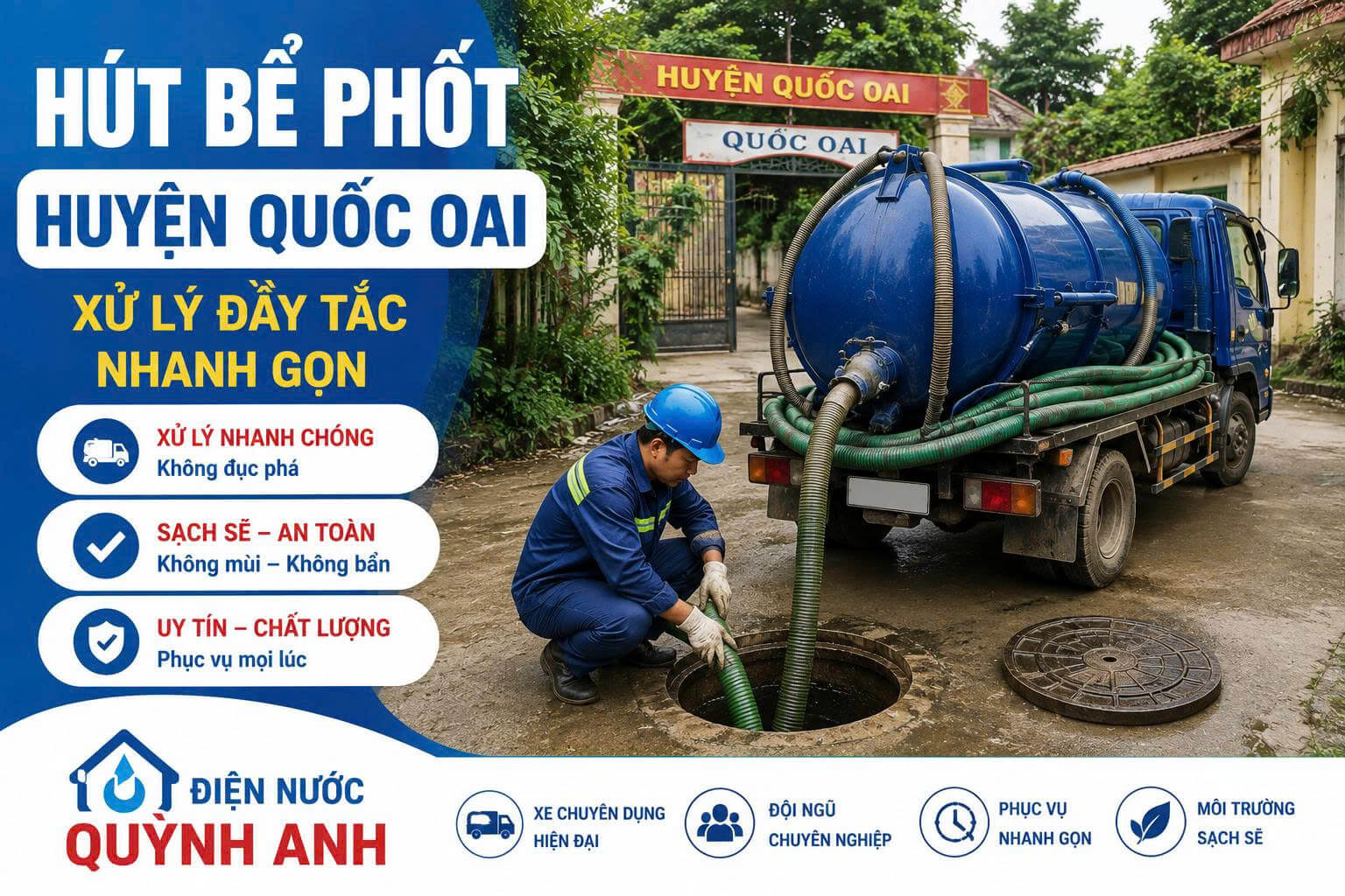 Hút Bể Phốt Quốc Oai