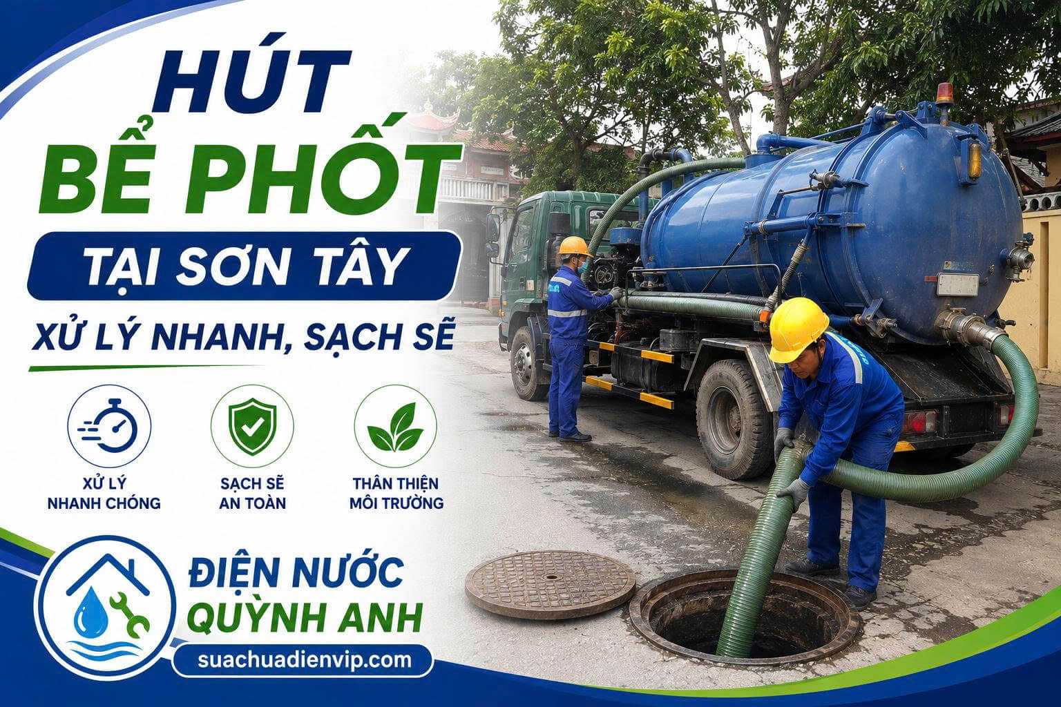 Hút Bể Phốt Sơn Tây