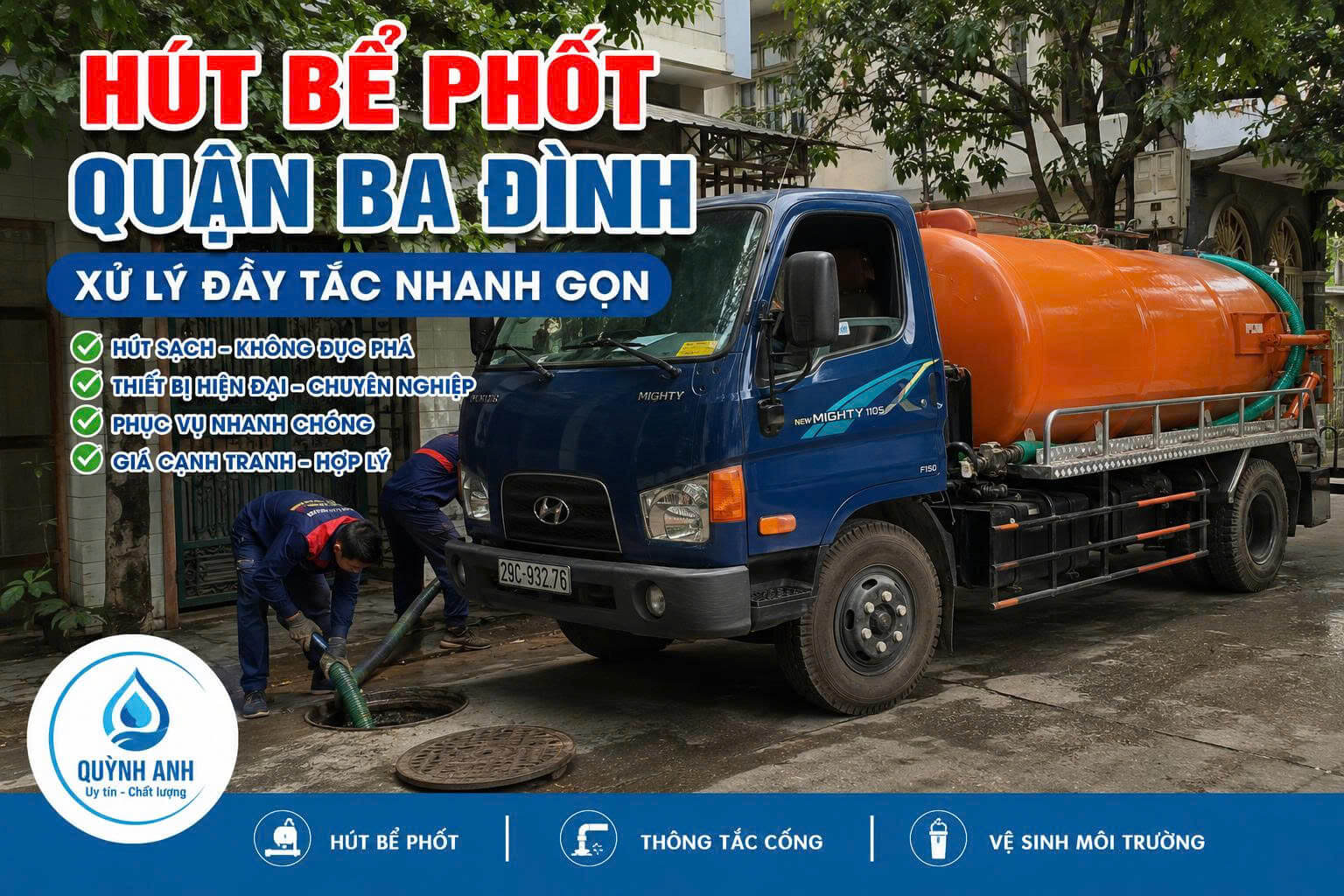 Hút Bể Phốt Tại Ba Đình