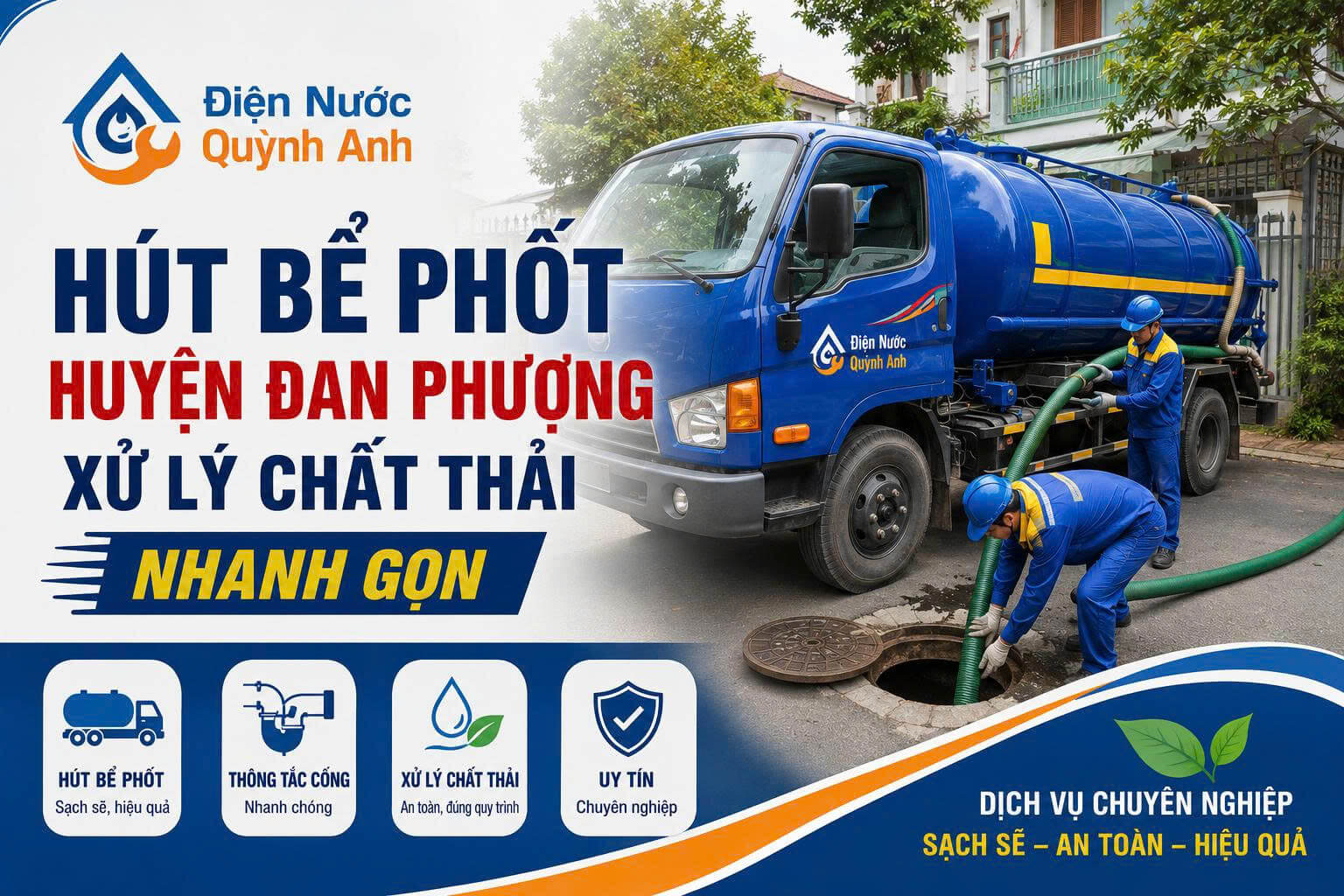 Hút Bể Phốt Tại Đan Phượng