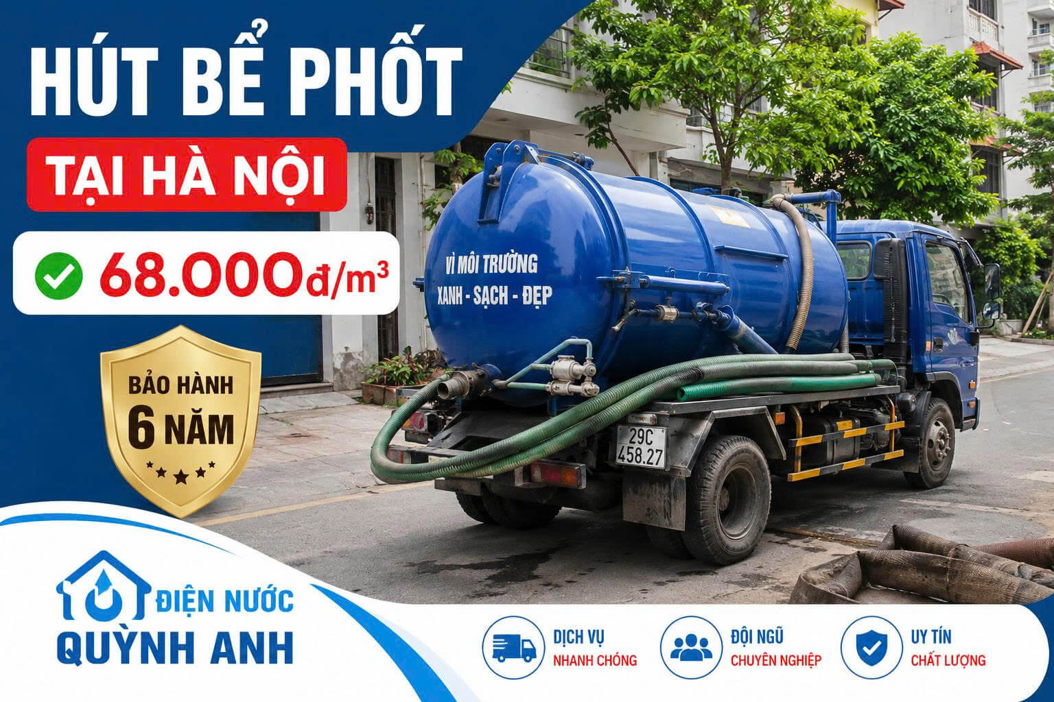 Hút Bể Phốt Tại Hà Nội