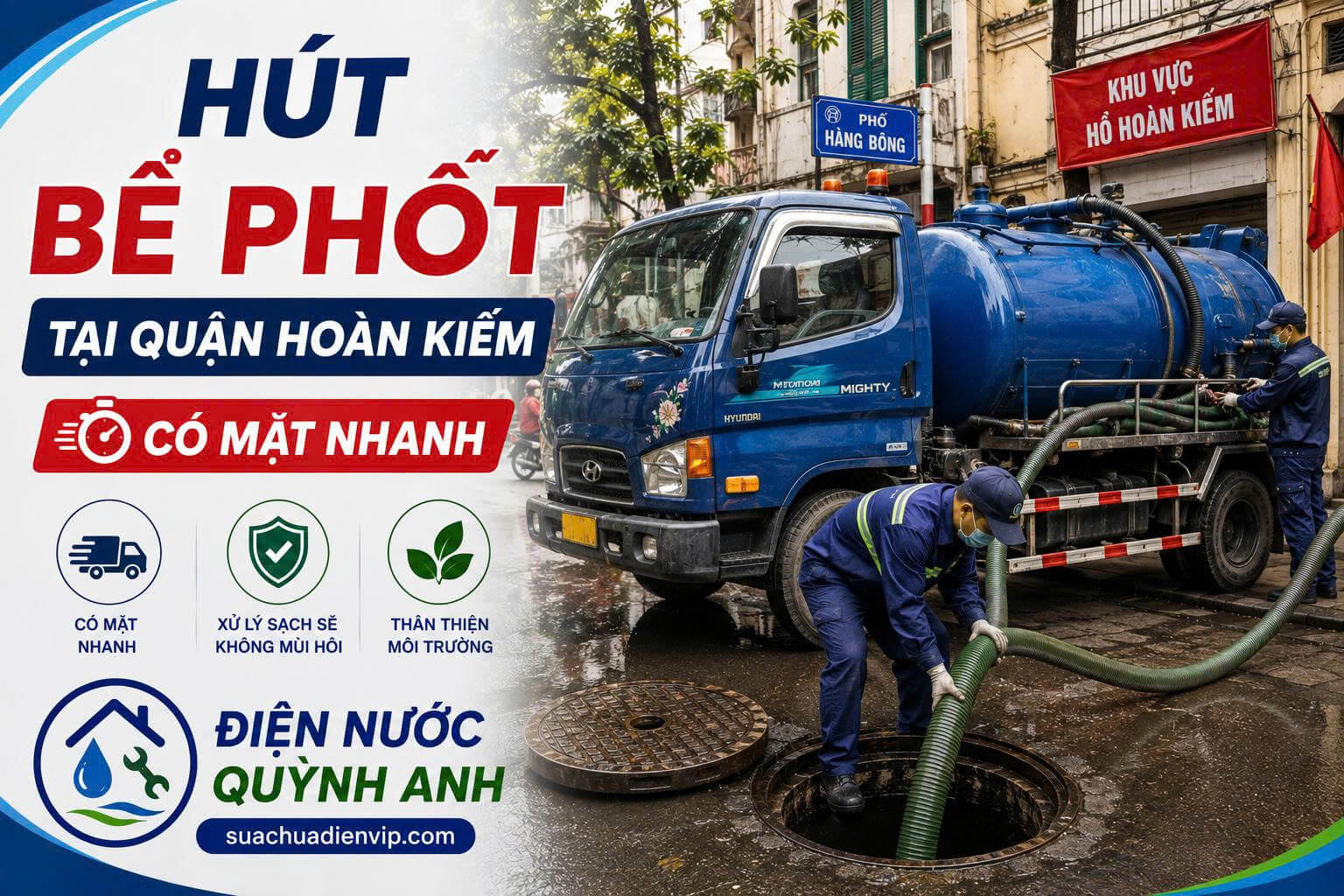 Hút Bể Phốt Tại Hoàn Kiếm
