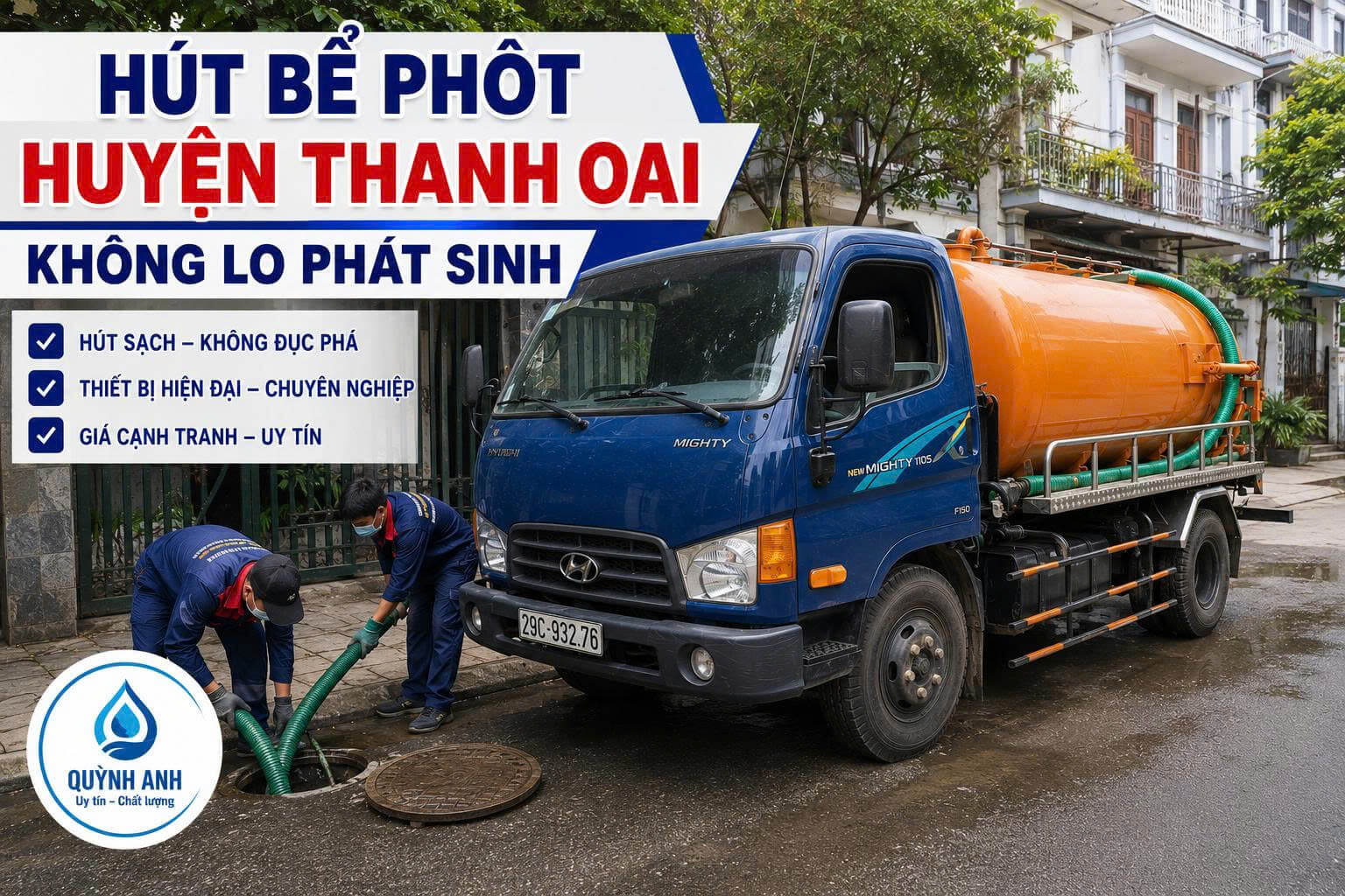 Hút Bể Phốt Tại Huyện Thanh Oai