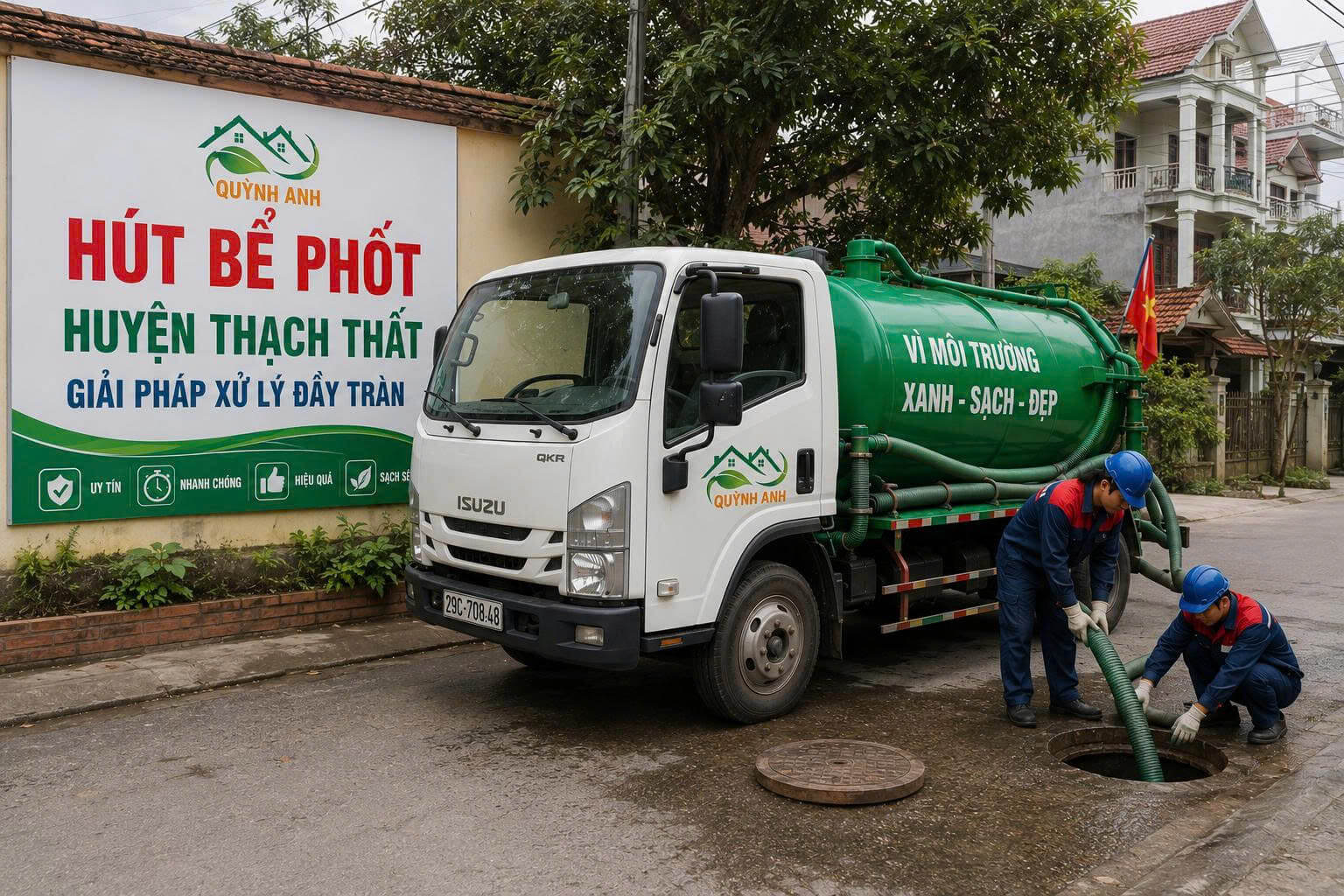 Hút Bể Phốt Thạch Thất