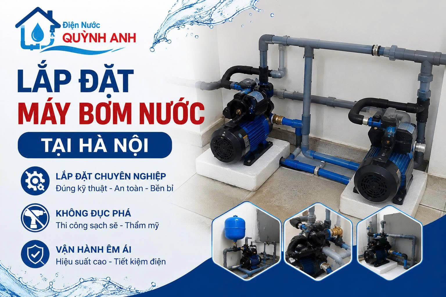 Lắp Đặt Máy Bơm Nước ở Hà Nội