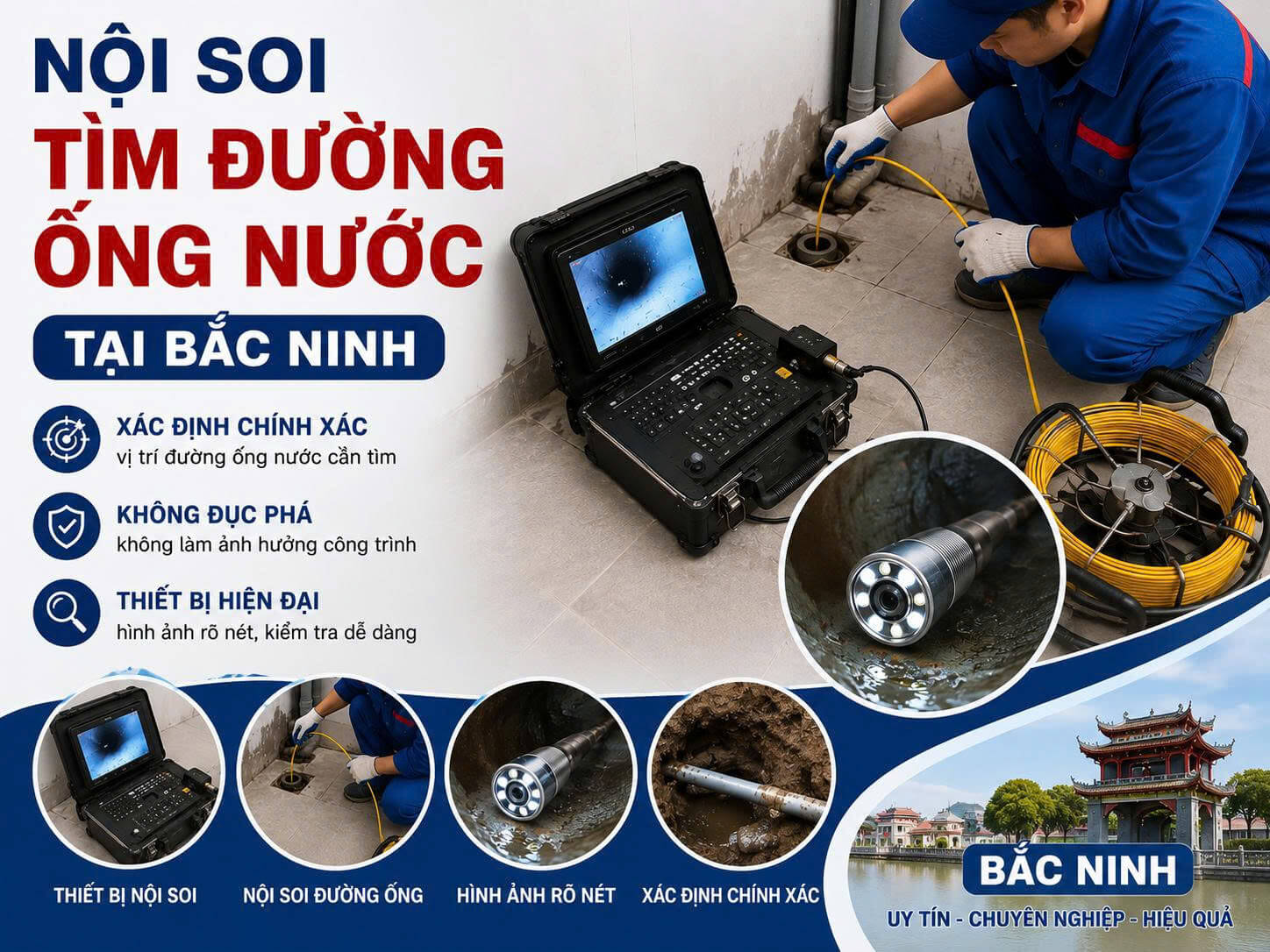 Nội Soi Tìm Đường Ống Nước