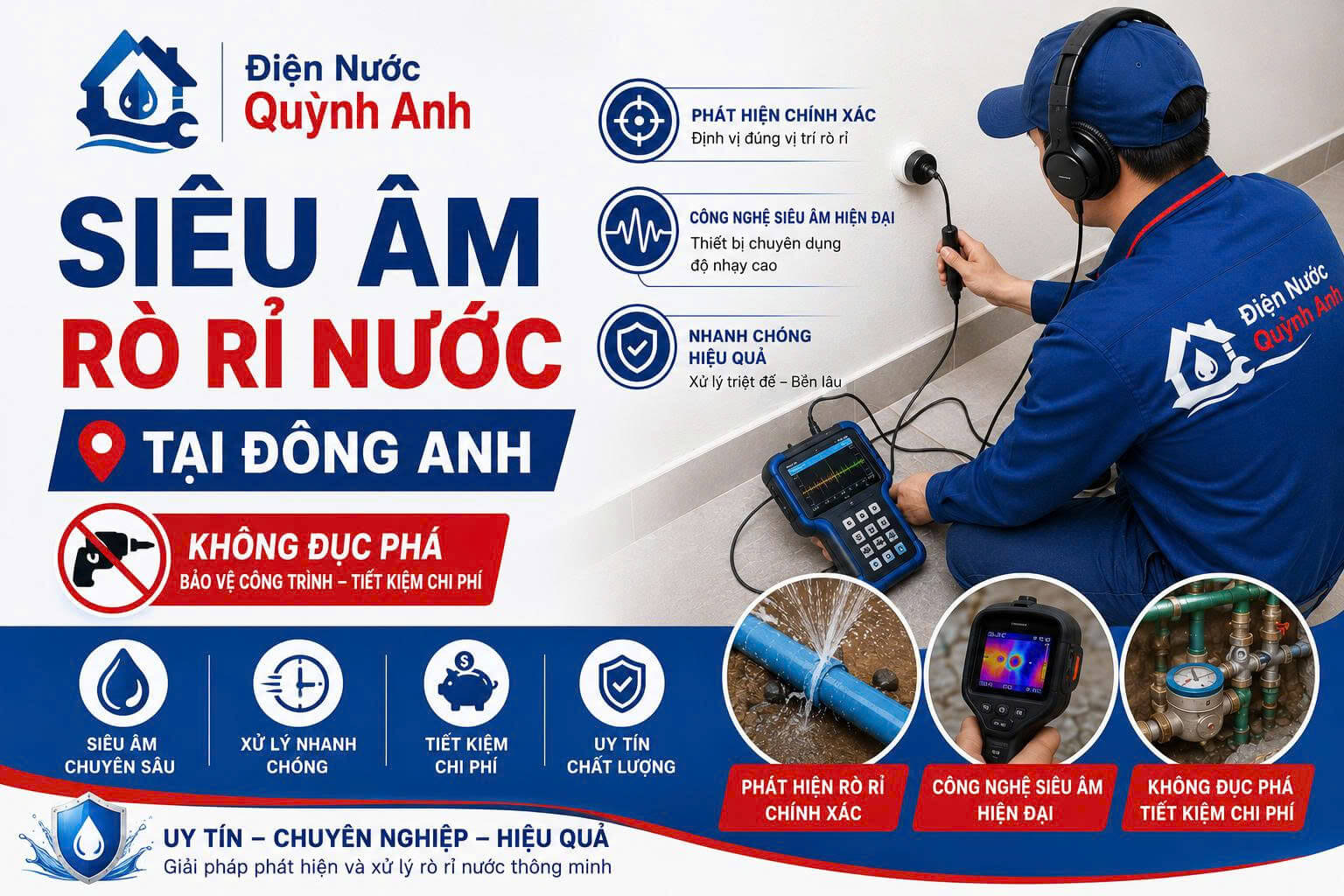 Siêu Âm Rò Rỉ Nước Đông Anh