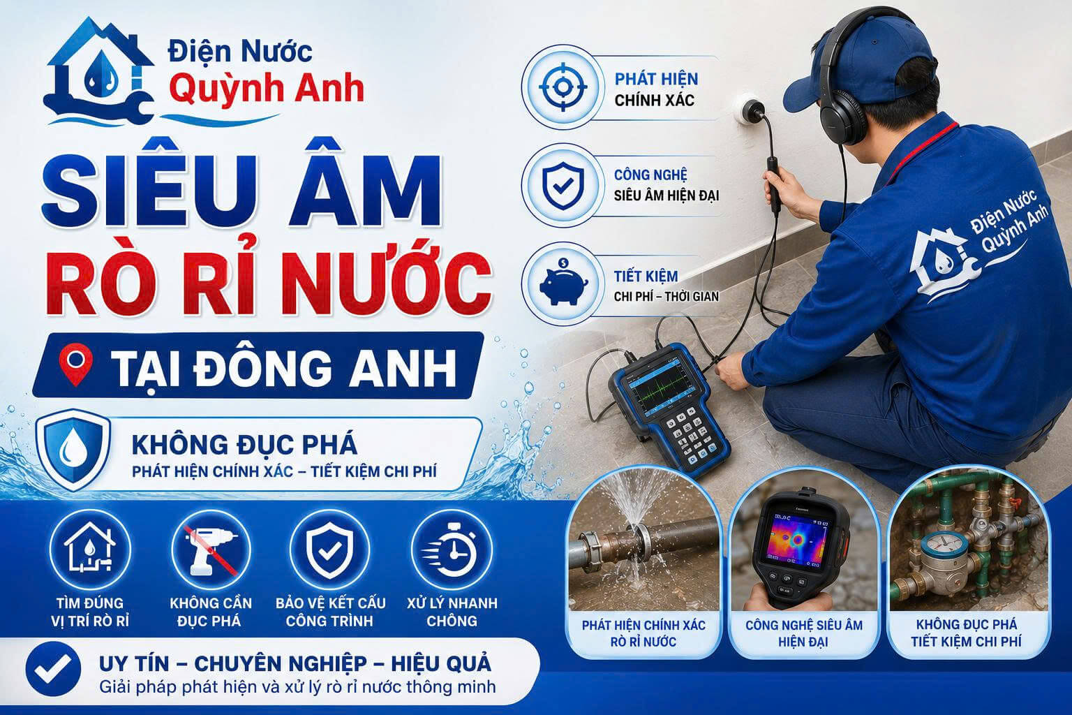 Siêu Âm Rò Rỉ Nước